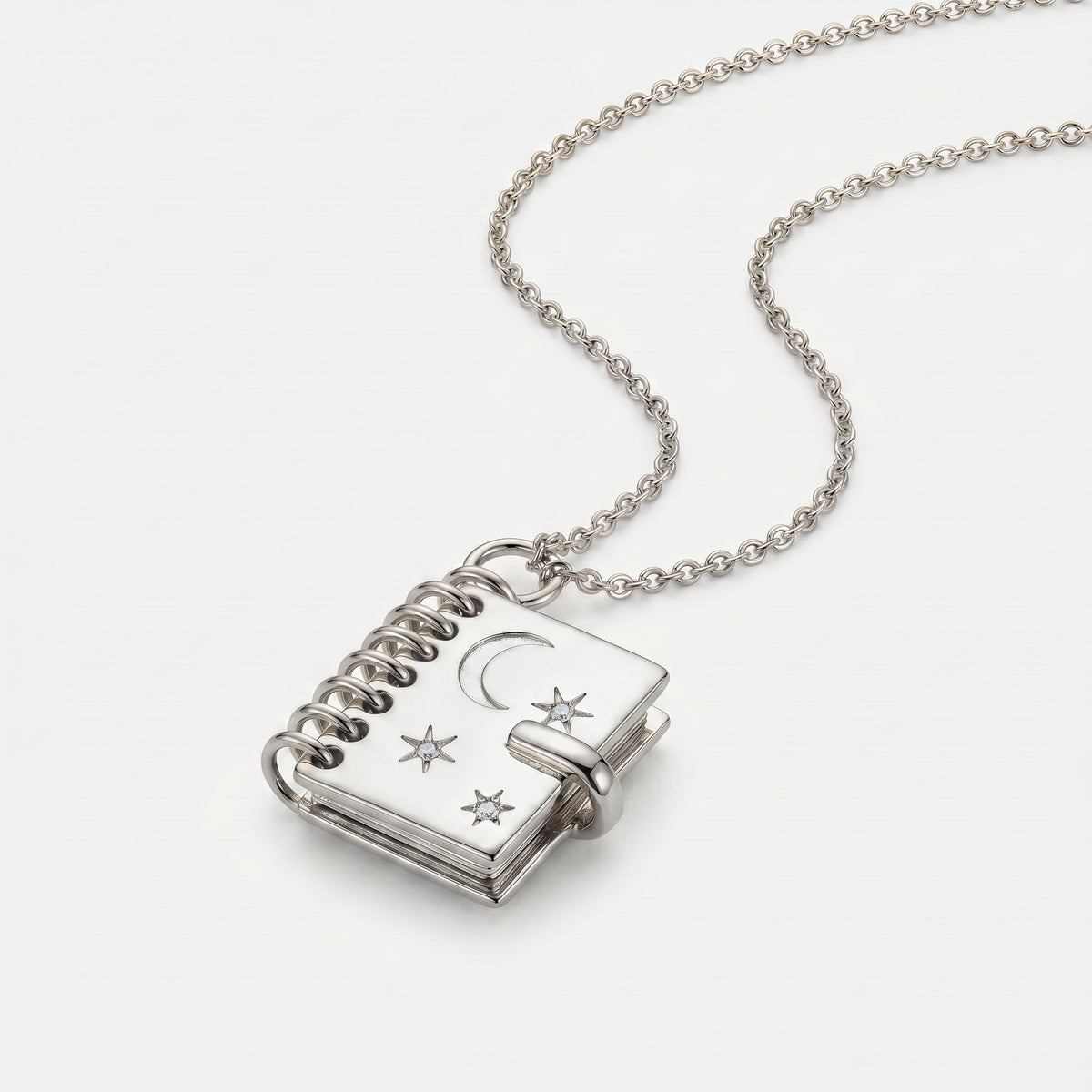 Skybound Openable Love Book-shaped Necklace