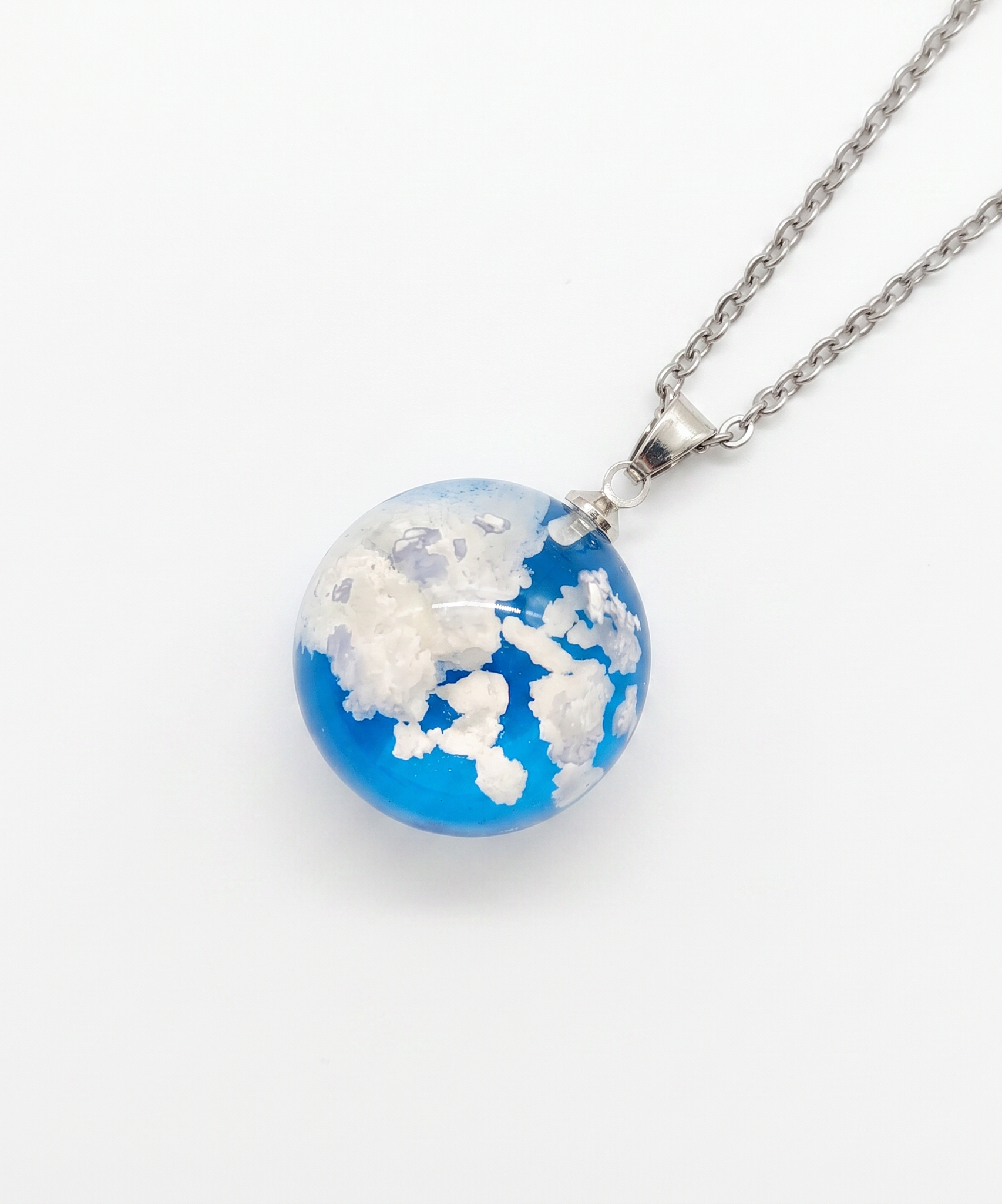 Spherical Sky Cloud Necklace