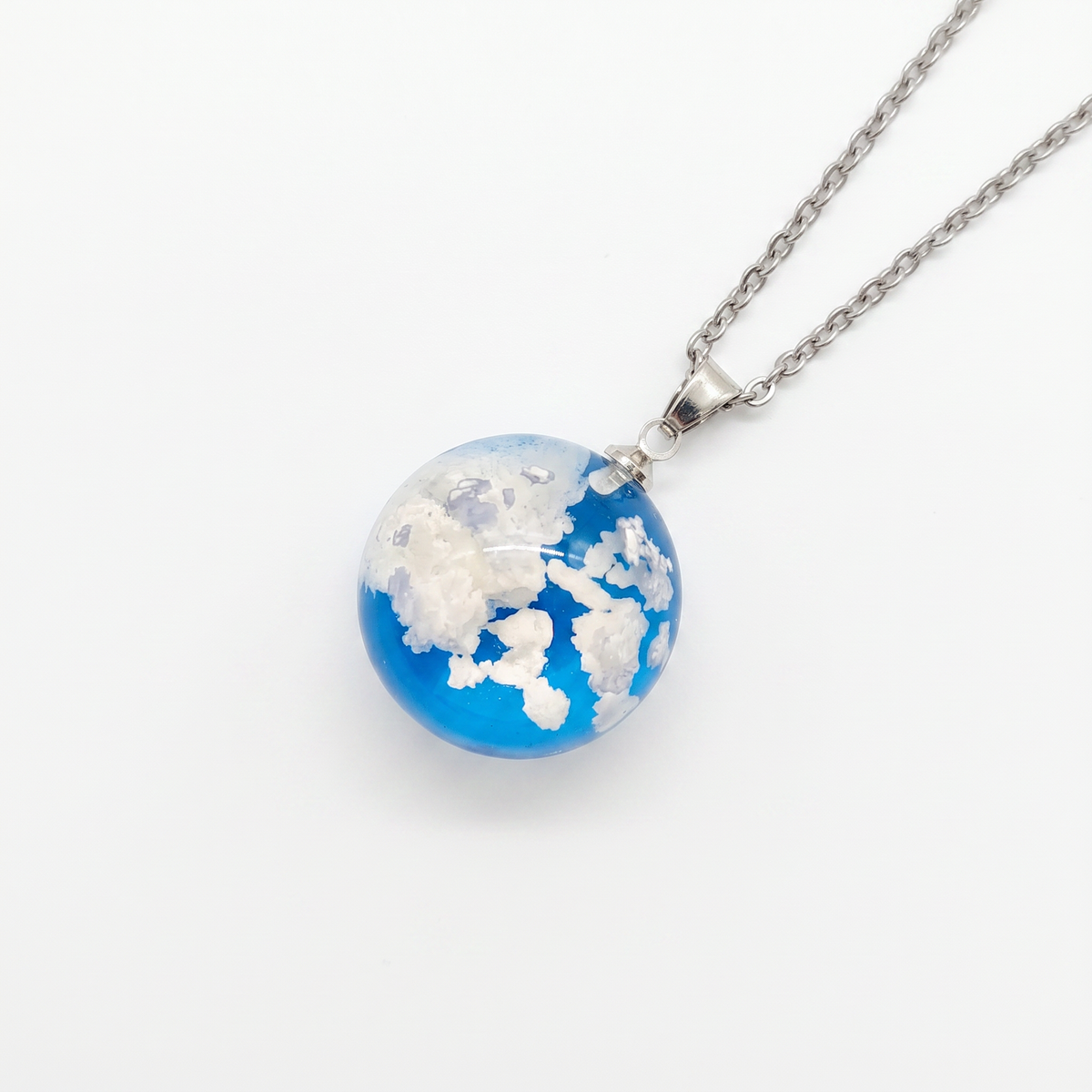 Spherical Sky Cloud Necklace