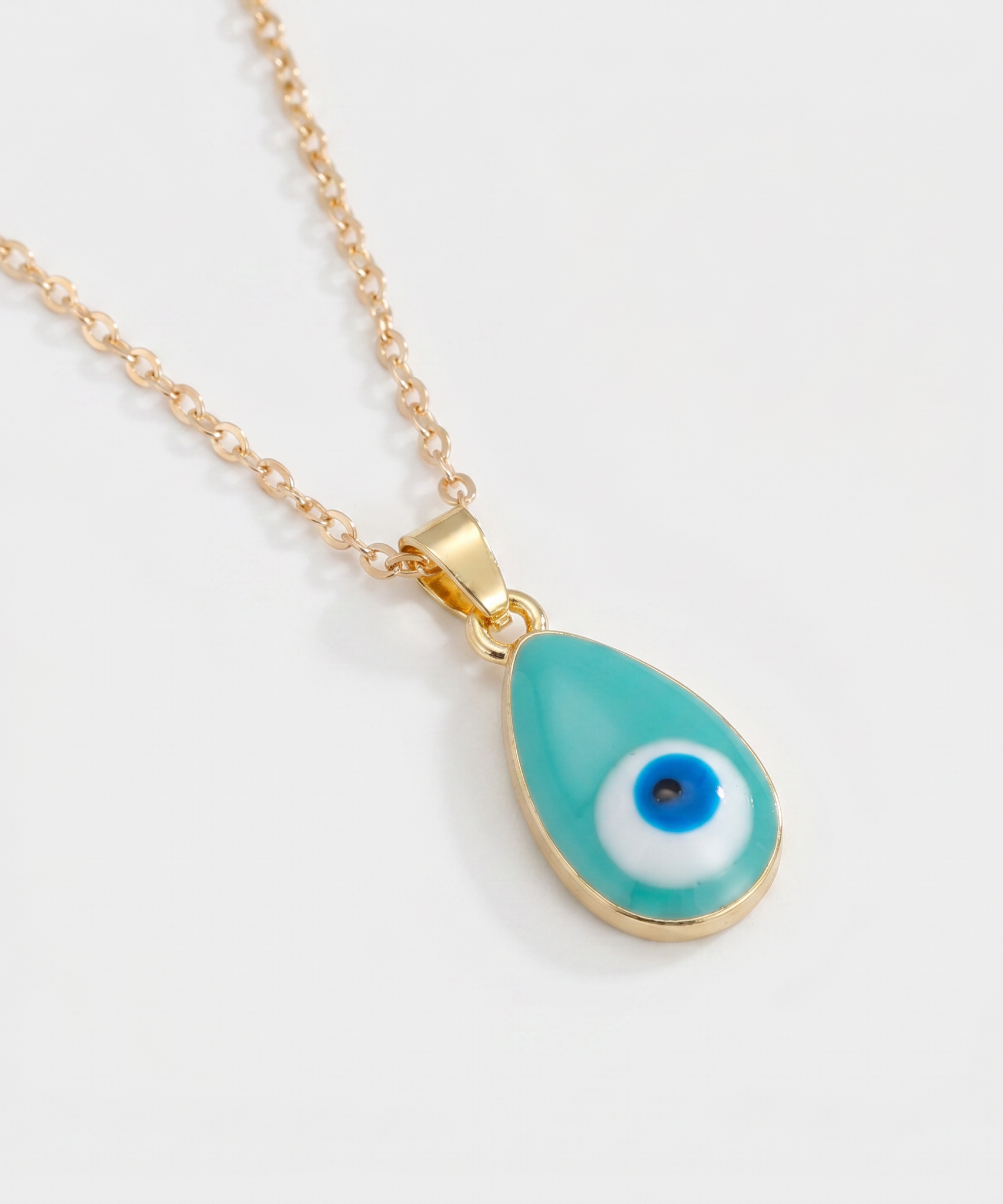 Lucky Eye Drop Necklace