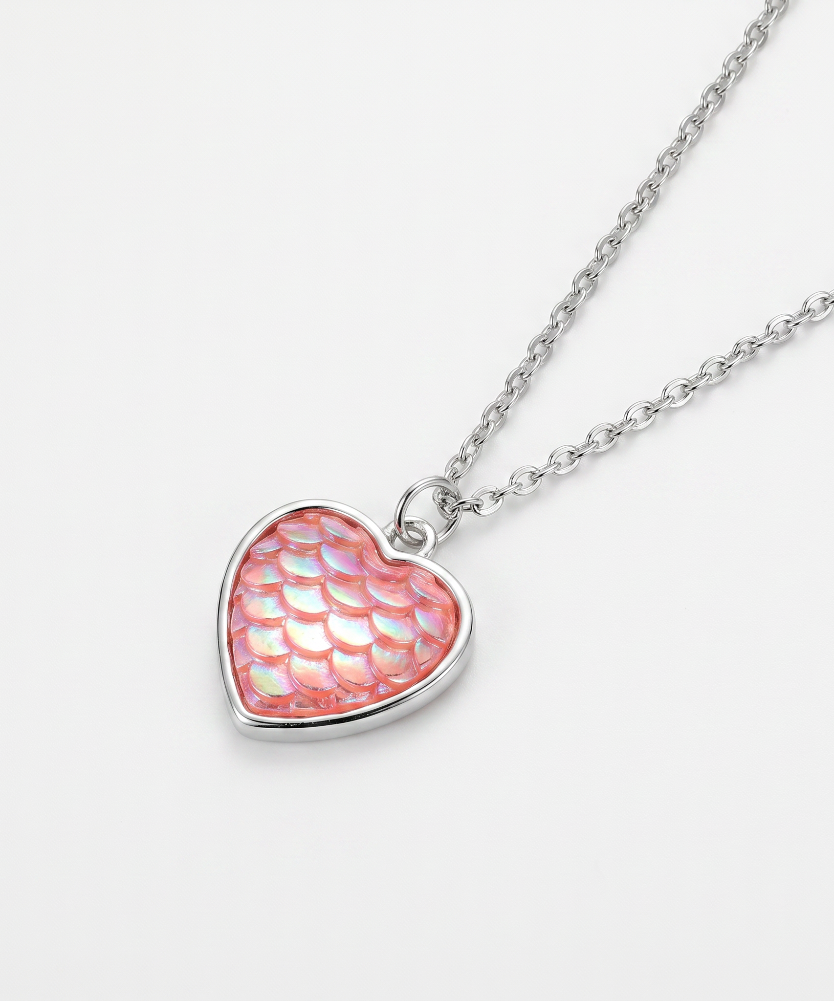 Flourishing Heart Scales Necklace