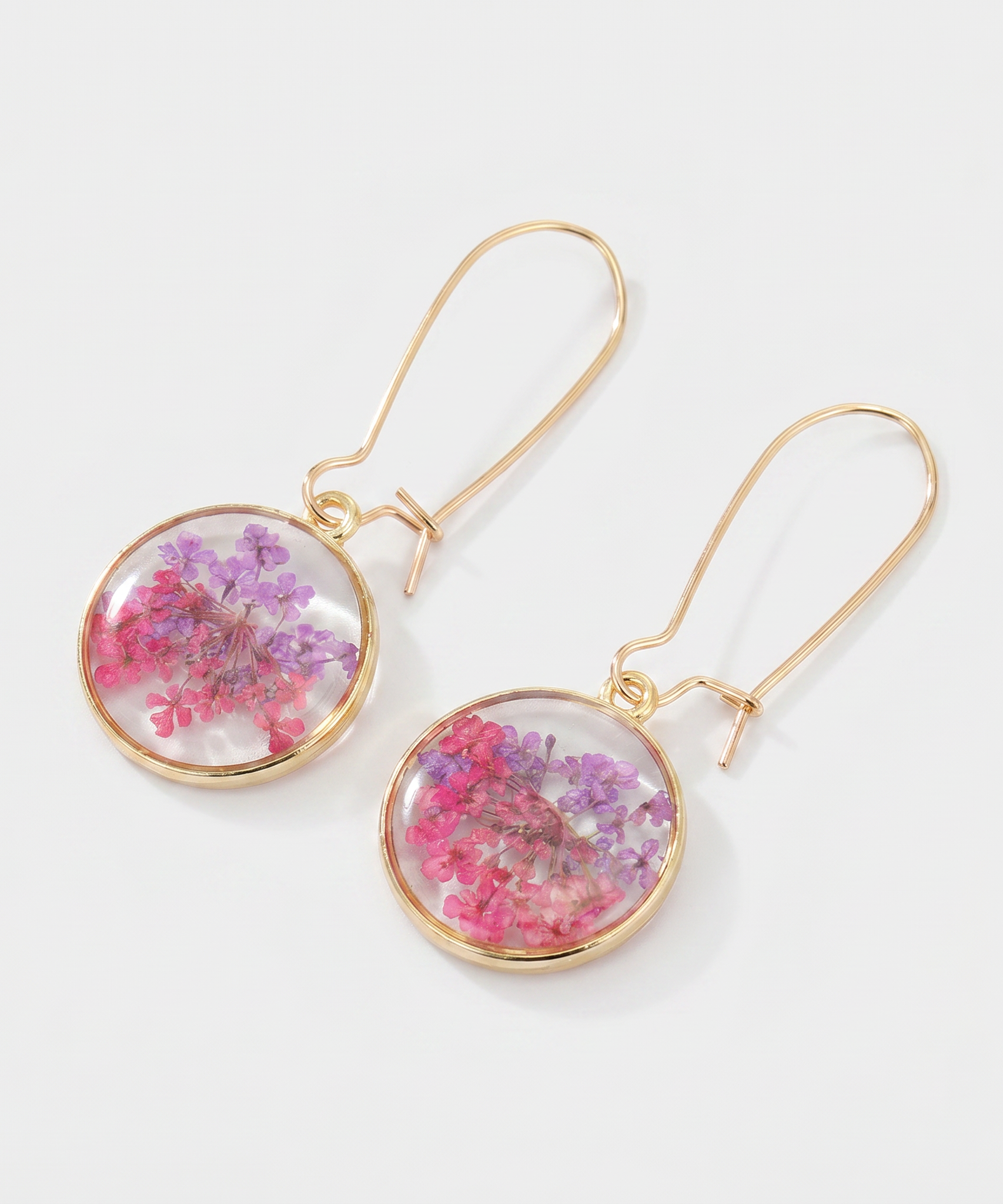 Bohemian Dried Flower Earrings