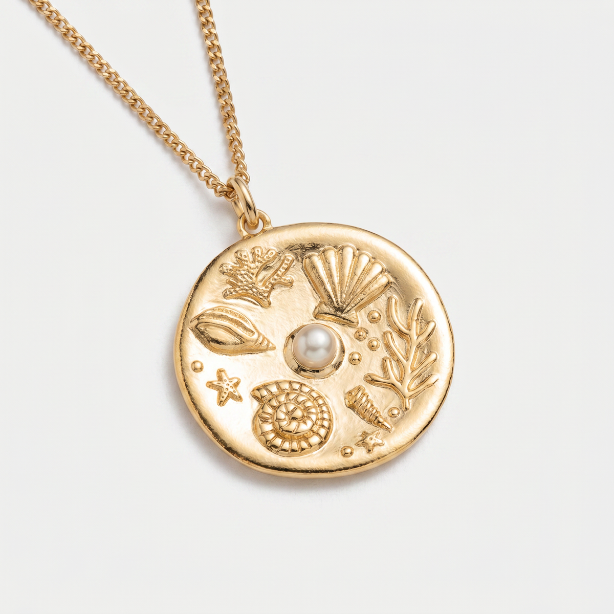Sea Touched Artistic Necklace