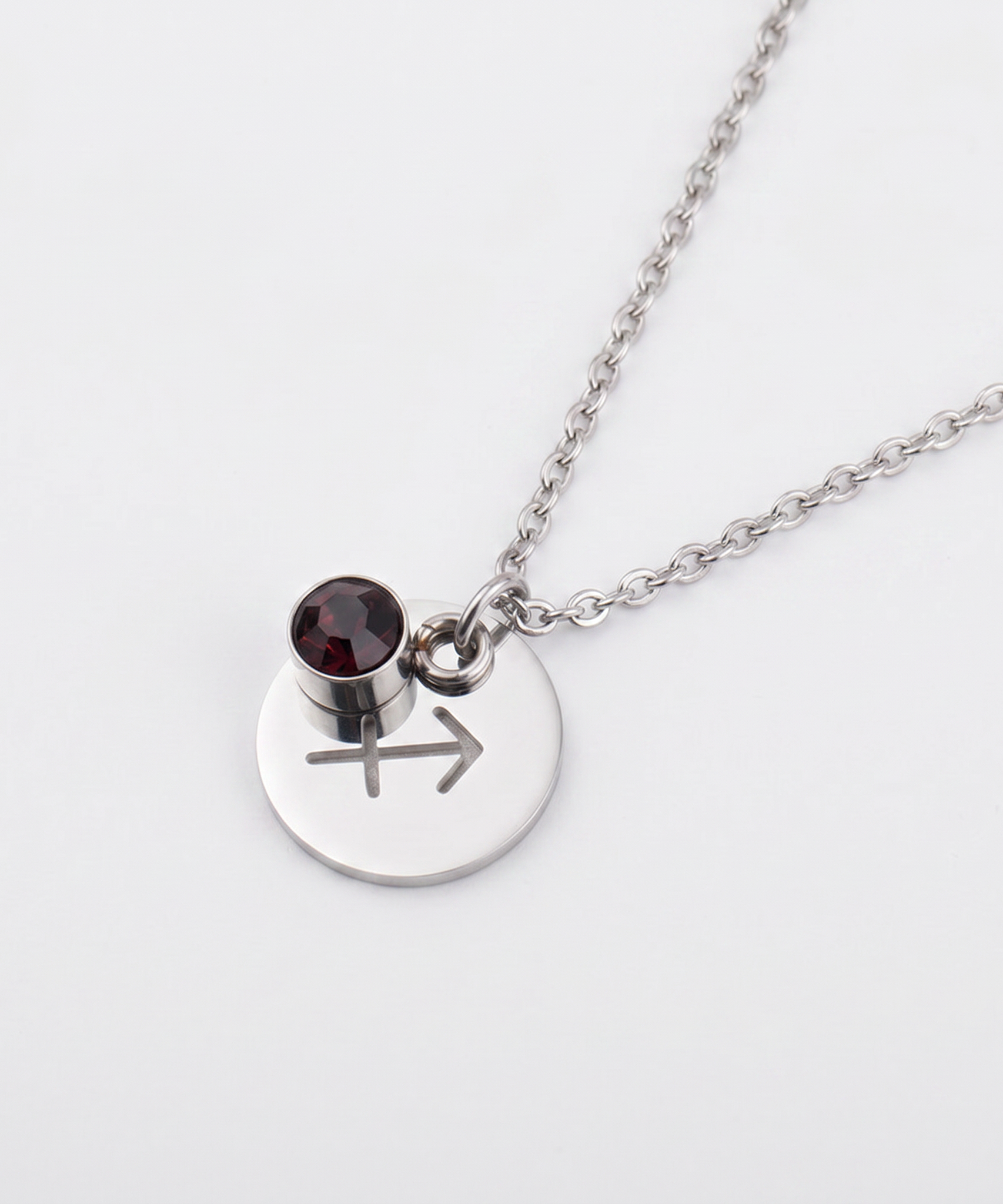 Birthstone necklace of 12 constellations
