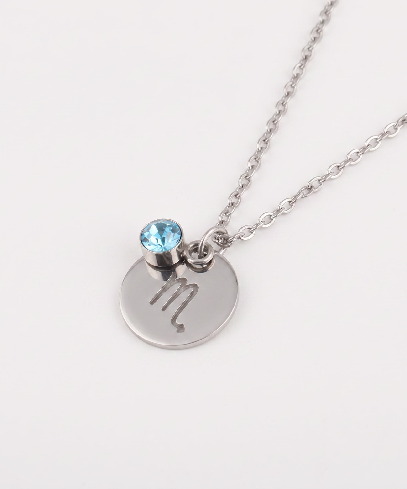 Birthstone necklace of 12 constellations