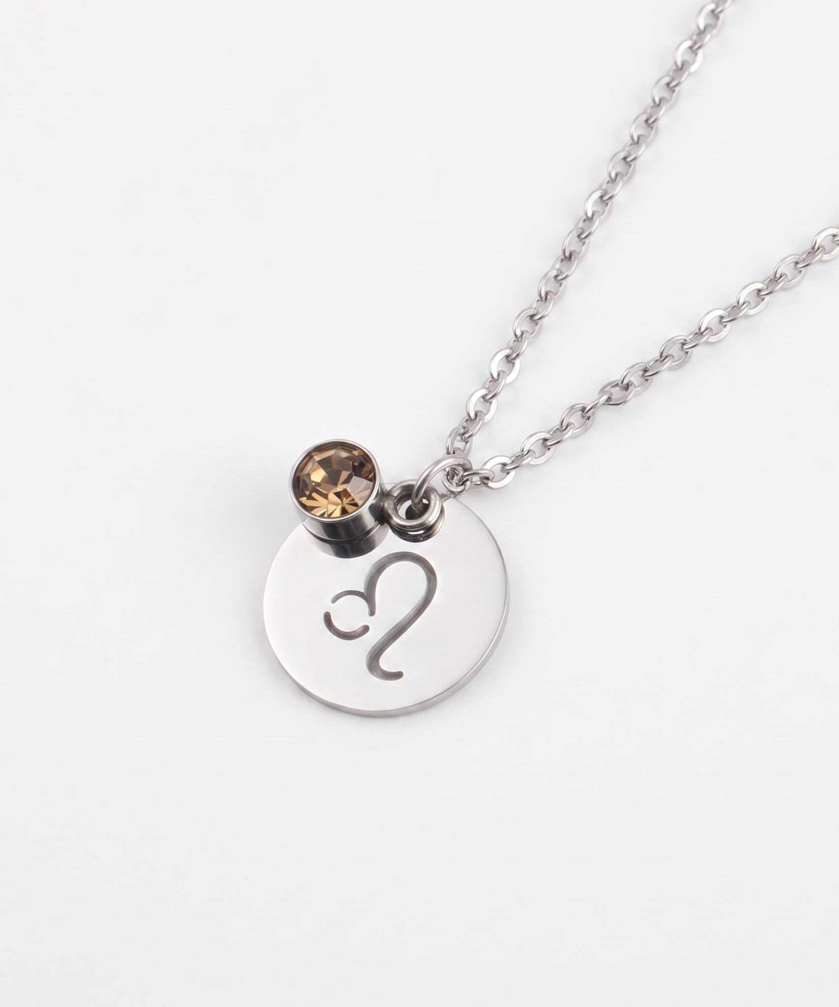 Birthstone necklace of 12 constellations