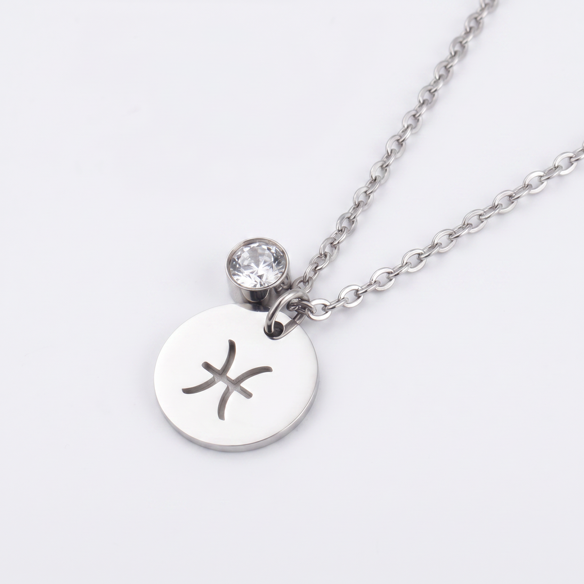 Birthstone necklace of 12 constellations