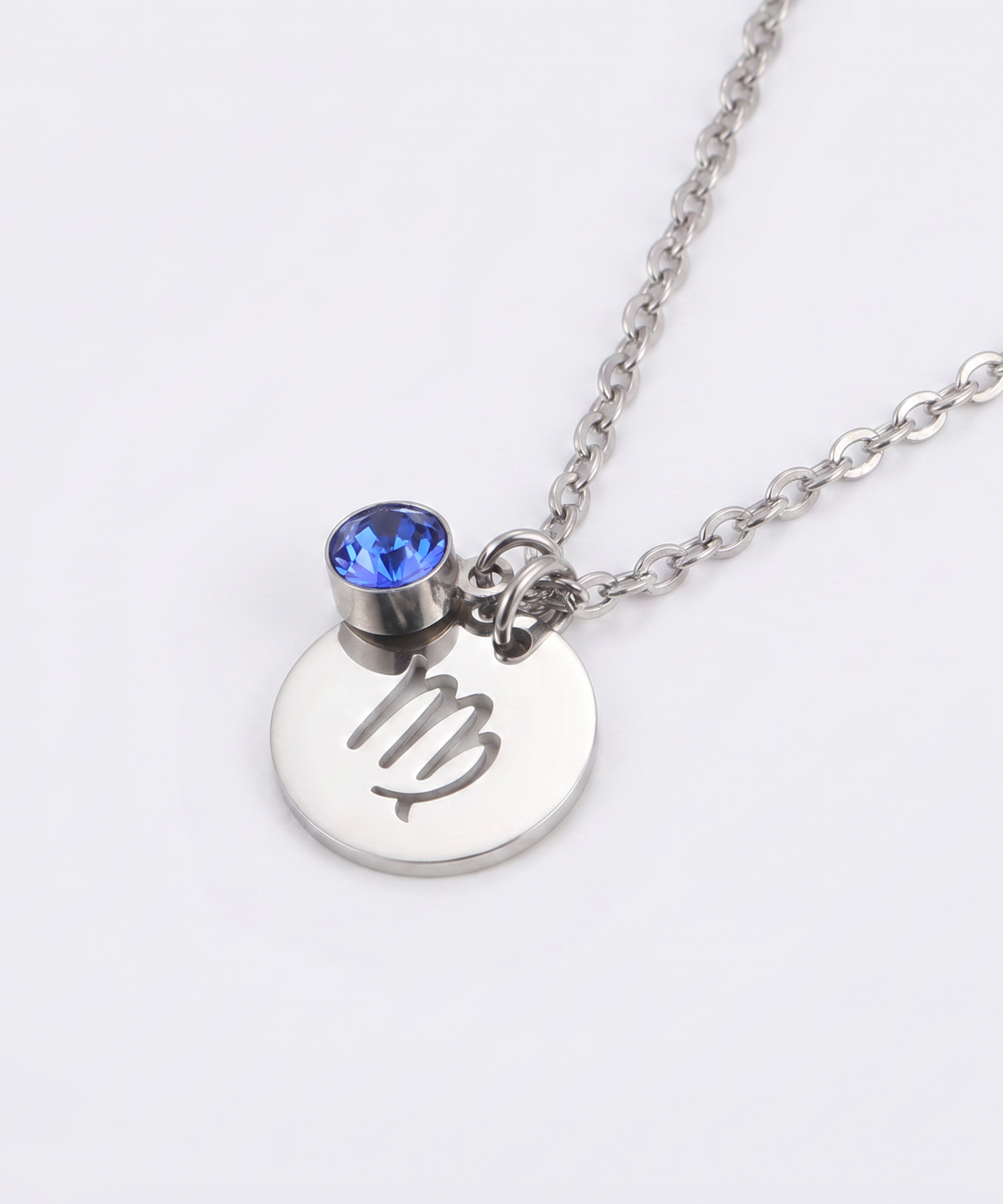 Birthstone necklace of 12 constellations