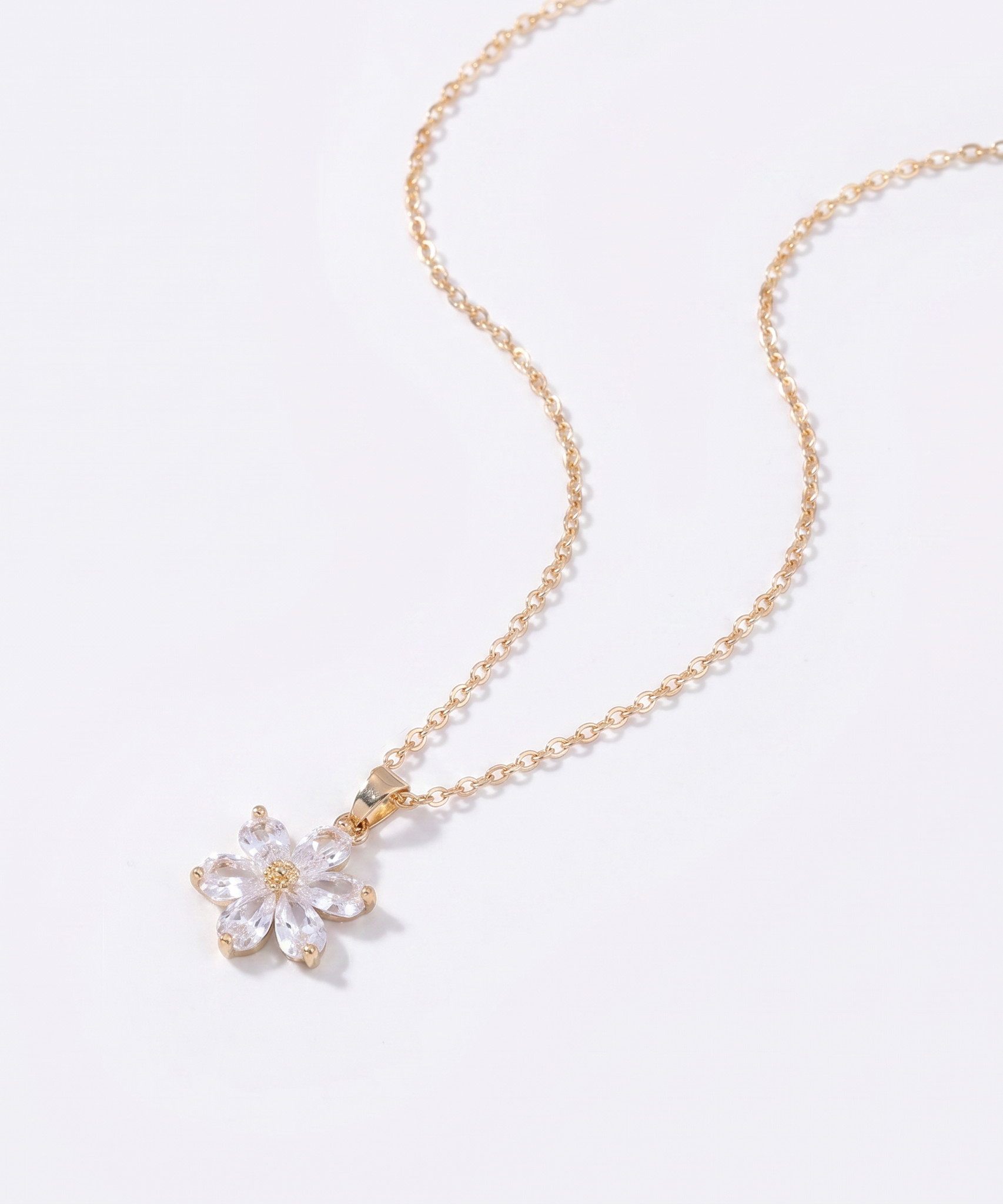 Crafted Daisy Necklace
