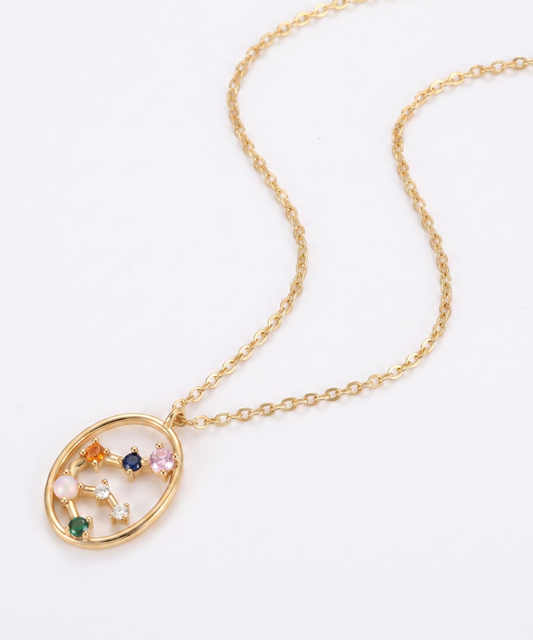 Curated Constellation Star Map Necklace