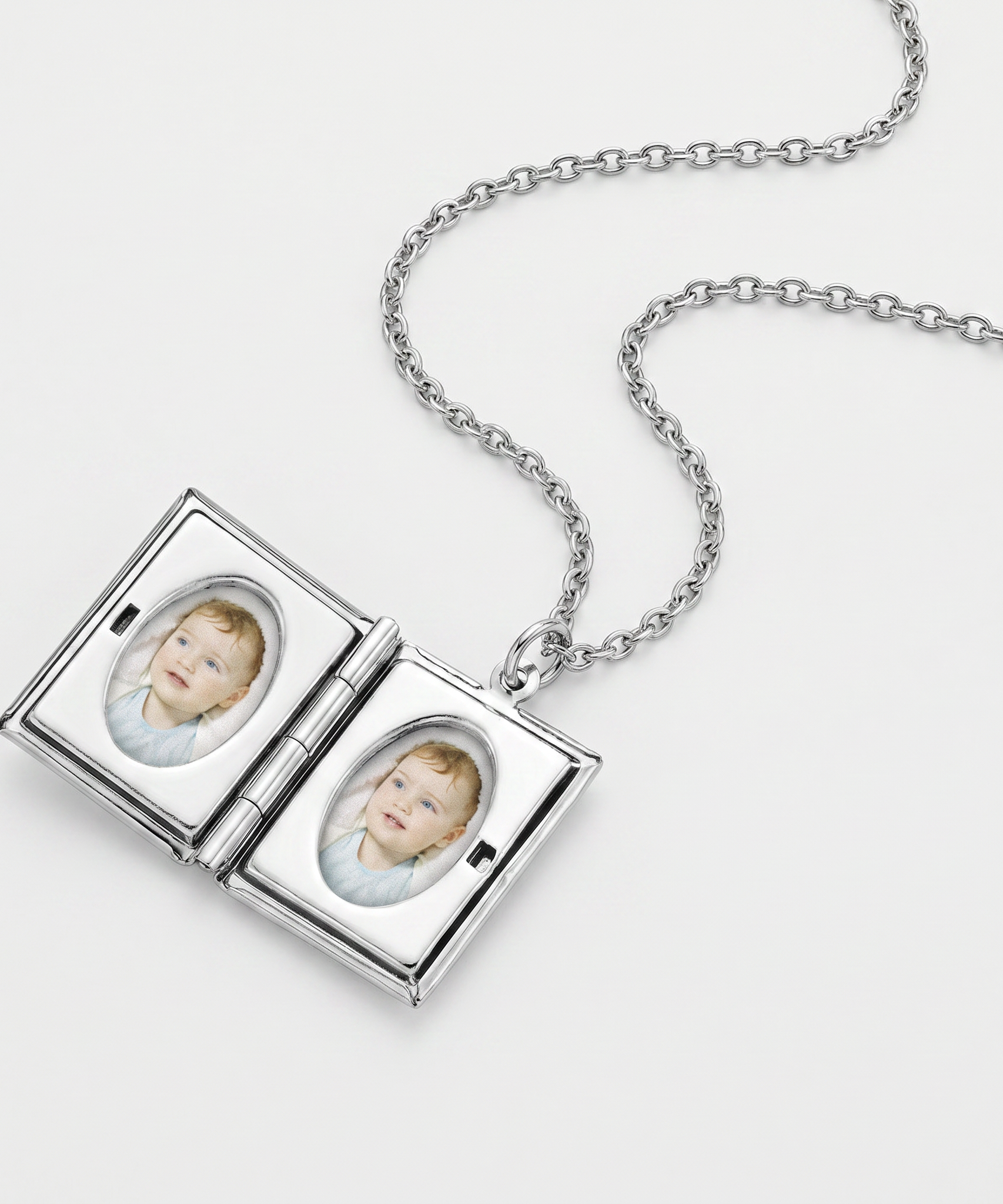 Couple Book Necklace