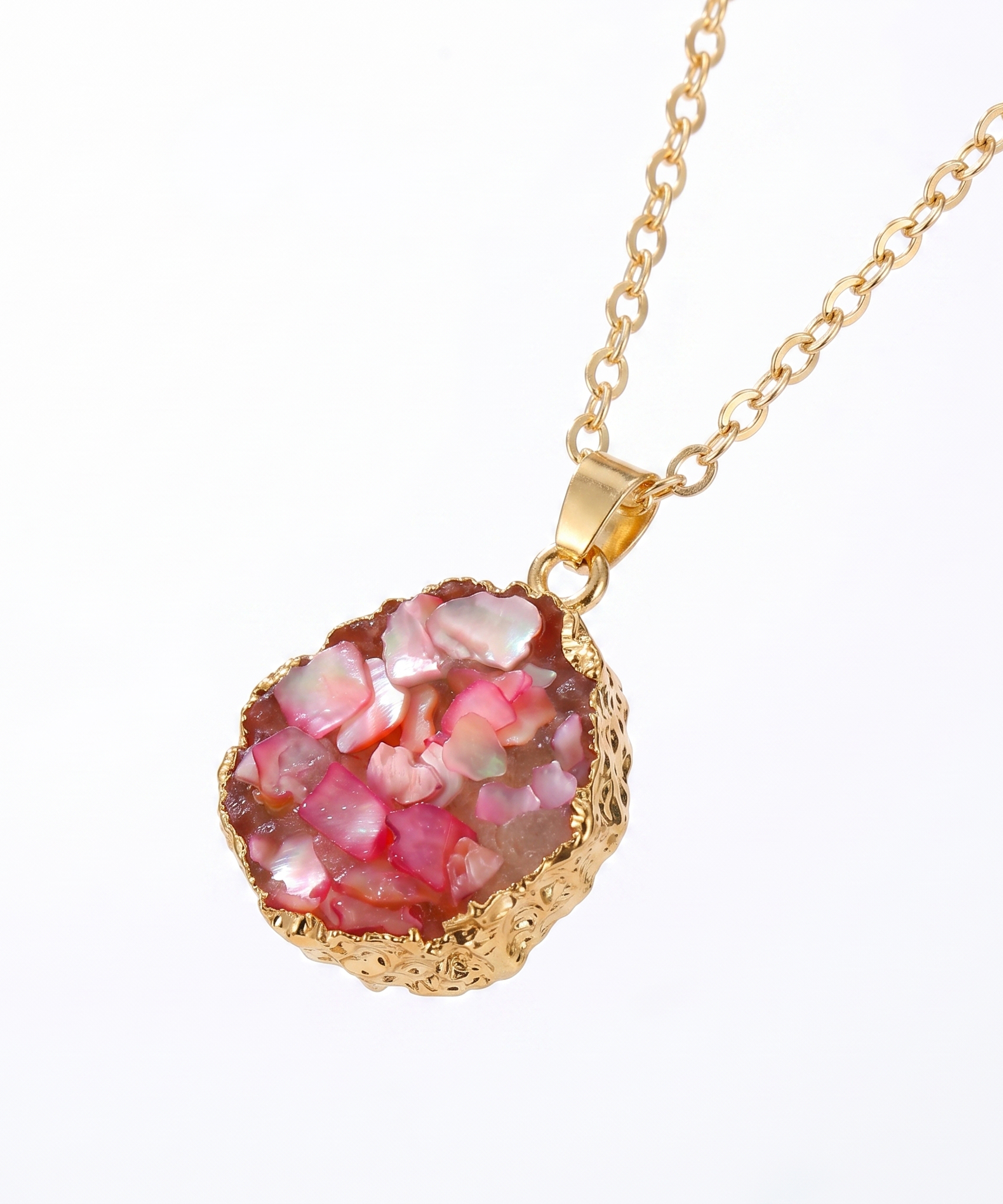 Twinkle Crystal Resin Necklace
