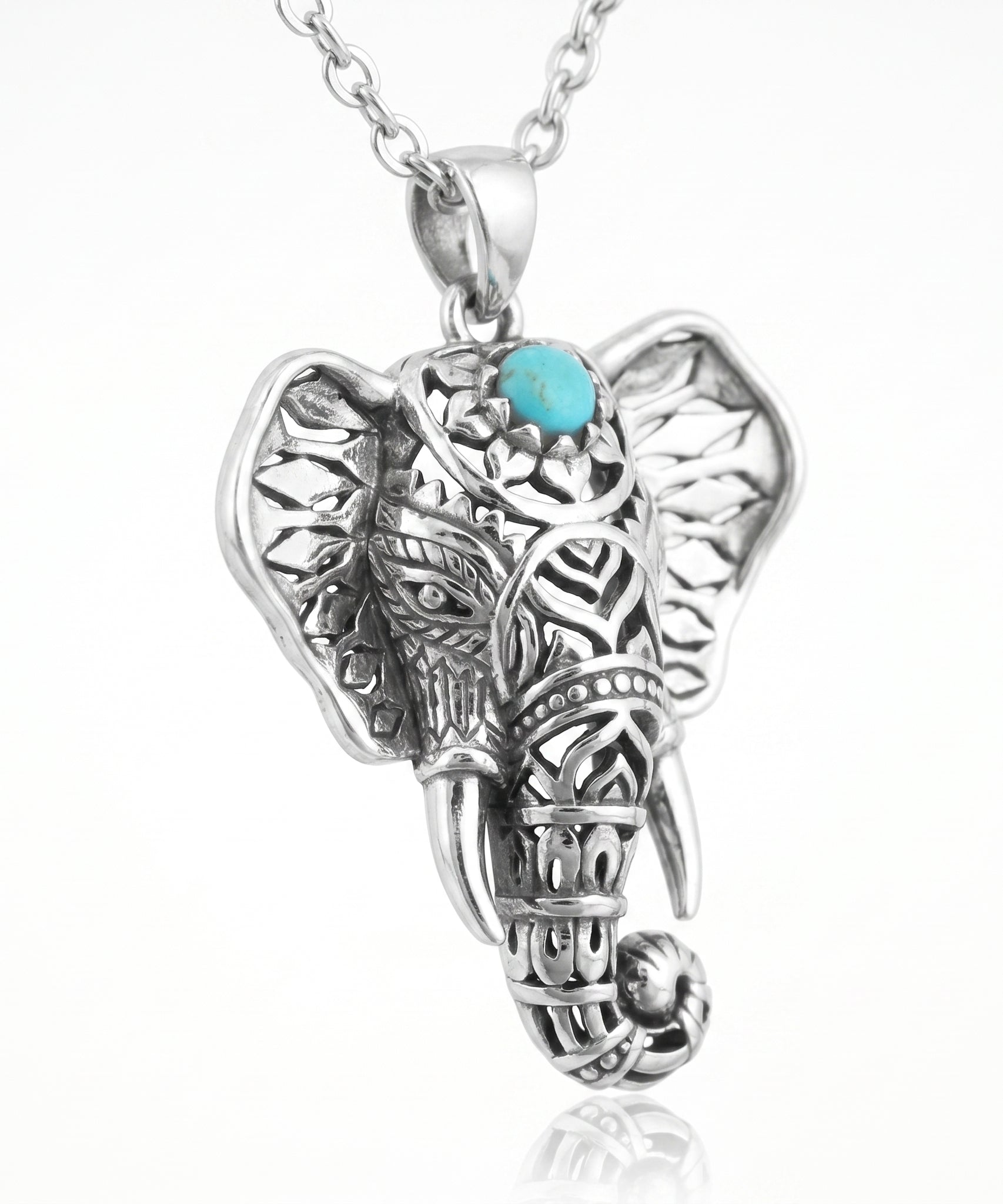 African Elephant Necklace