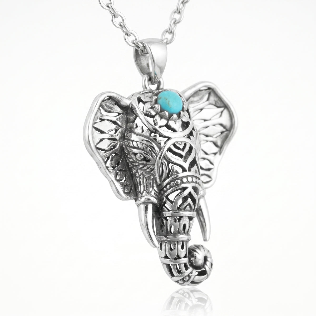 African Elephant Necklace