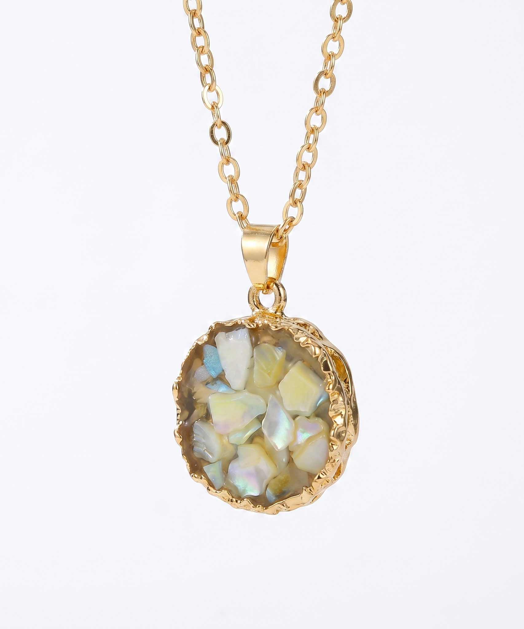 Twinkle Crystal Resin Necklace