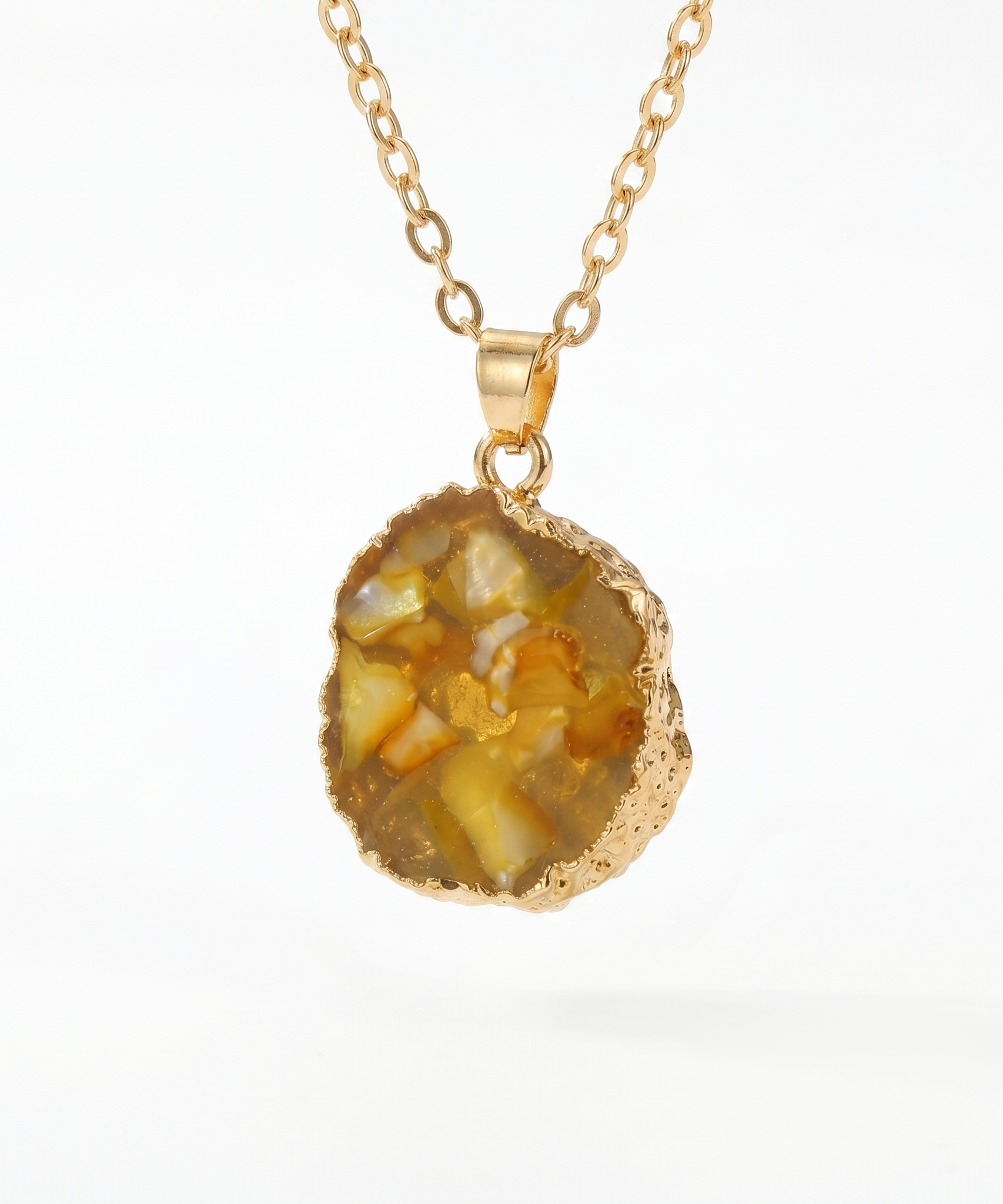 Twinkle Crystal Resin Necklace