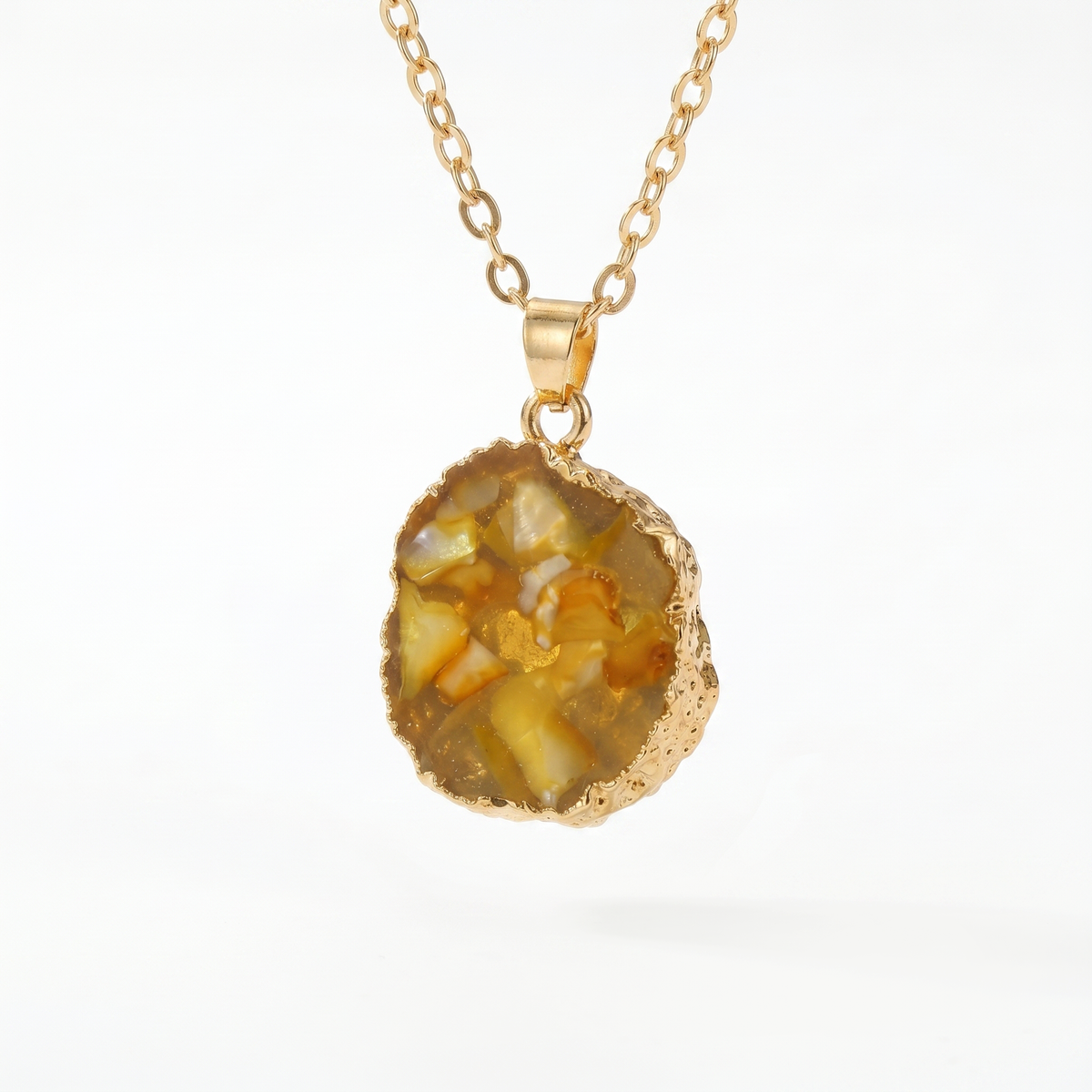Twinkle Crystal Resin Necklace